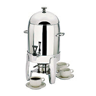 Brass-Plated Coffee Urn with Burner