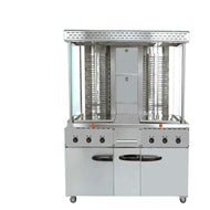 8 Burners Electric Shawarma Machine with Cabinet