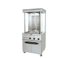 Electric Shawarma Machine with Cabinet