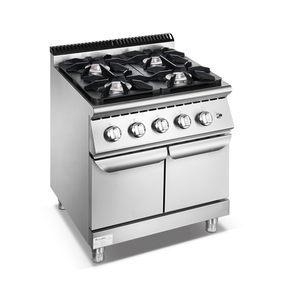 700 Series 4-Burner Gas Range With Cabinet