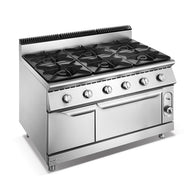 900 Series Gas 6-Burner Gas Range With Cabinet