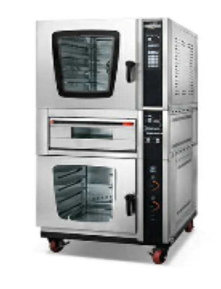 5-Tray Electric Convection Oven With 1 Tray Food Oven and 4-Tray Proofer